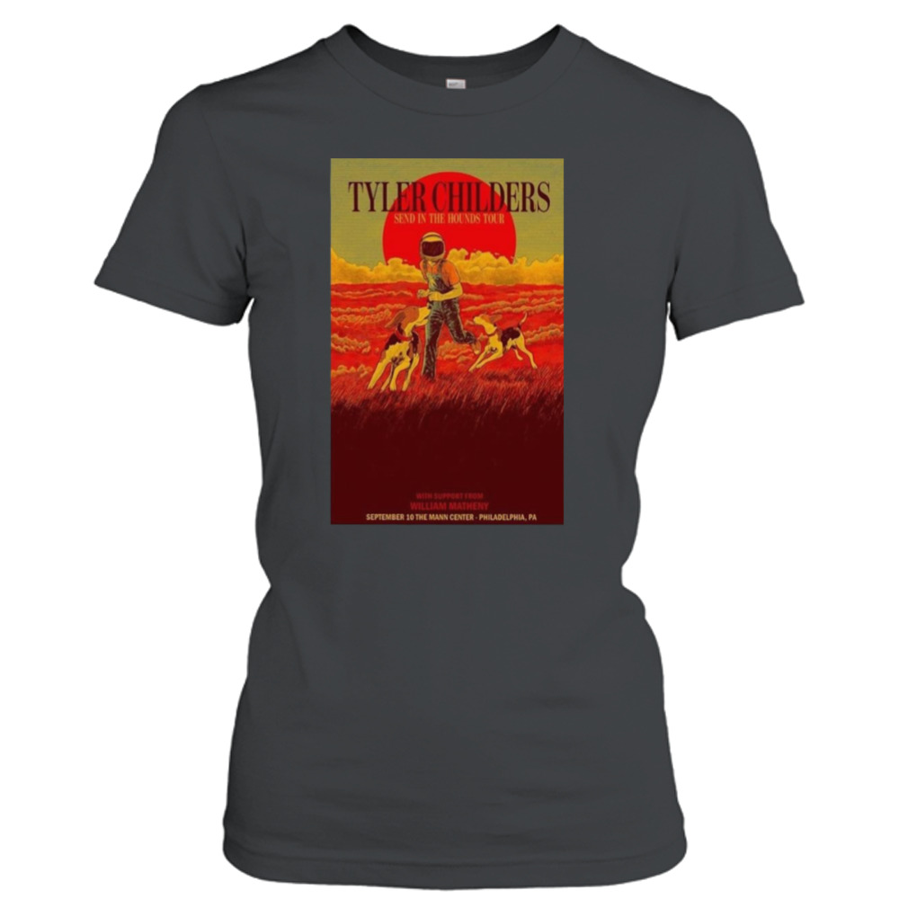 Tyler Childers The Mann Center Philadelphia PA September 10 2023 Poster Shirt 2 Ladies T-Shirt