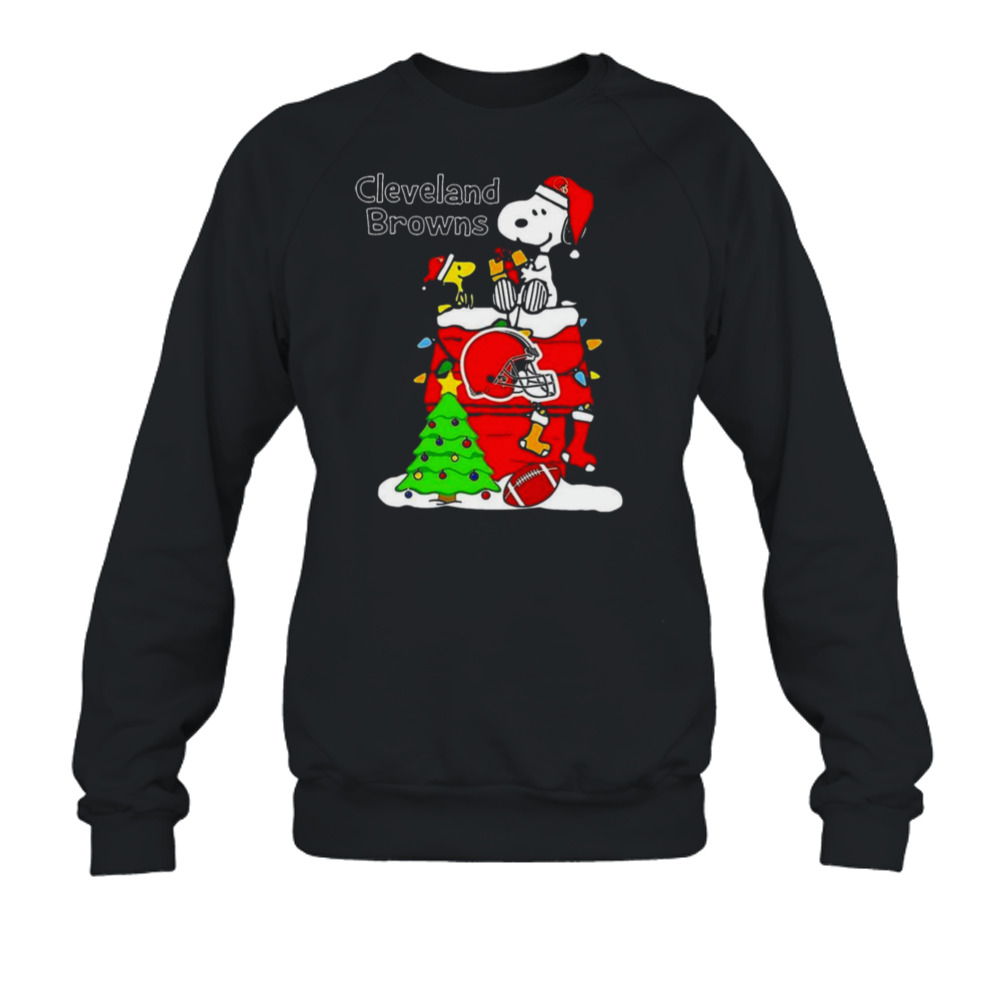 Original Christmas snoopy cleveland browns sweater, hoodie, sweater, long  sleeve and tank top