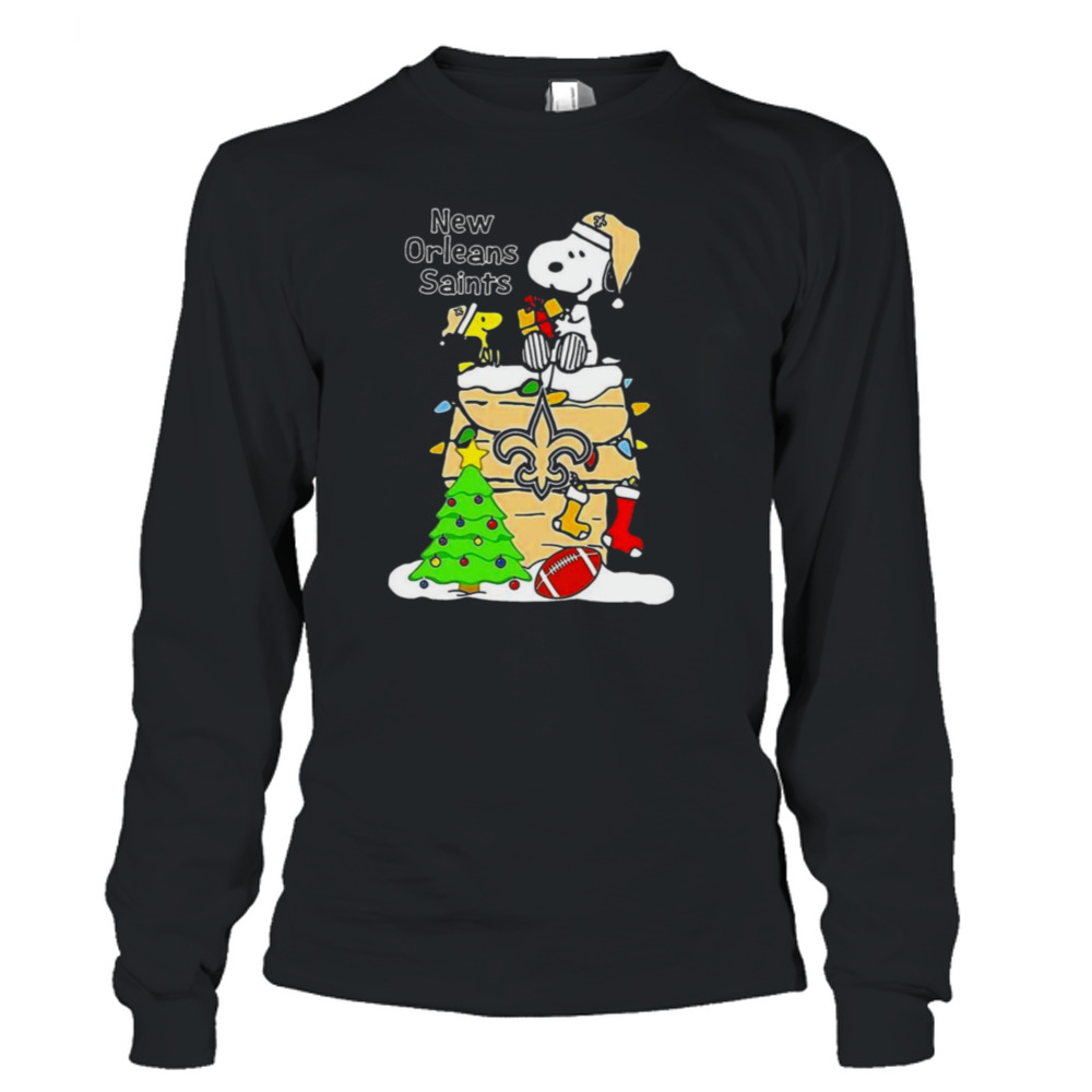 Christmas Snoopy New Orleans Saints Shirt, hoodie, longsleeve