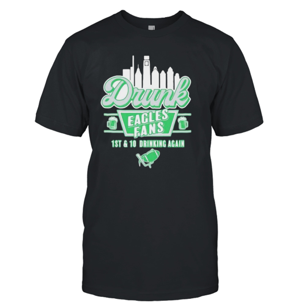 drunk eagles fans t shirt, Custom prints store