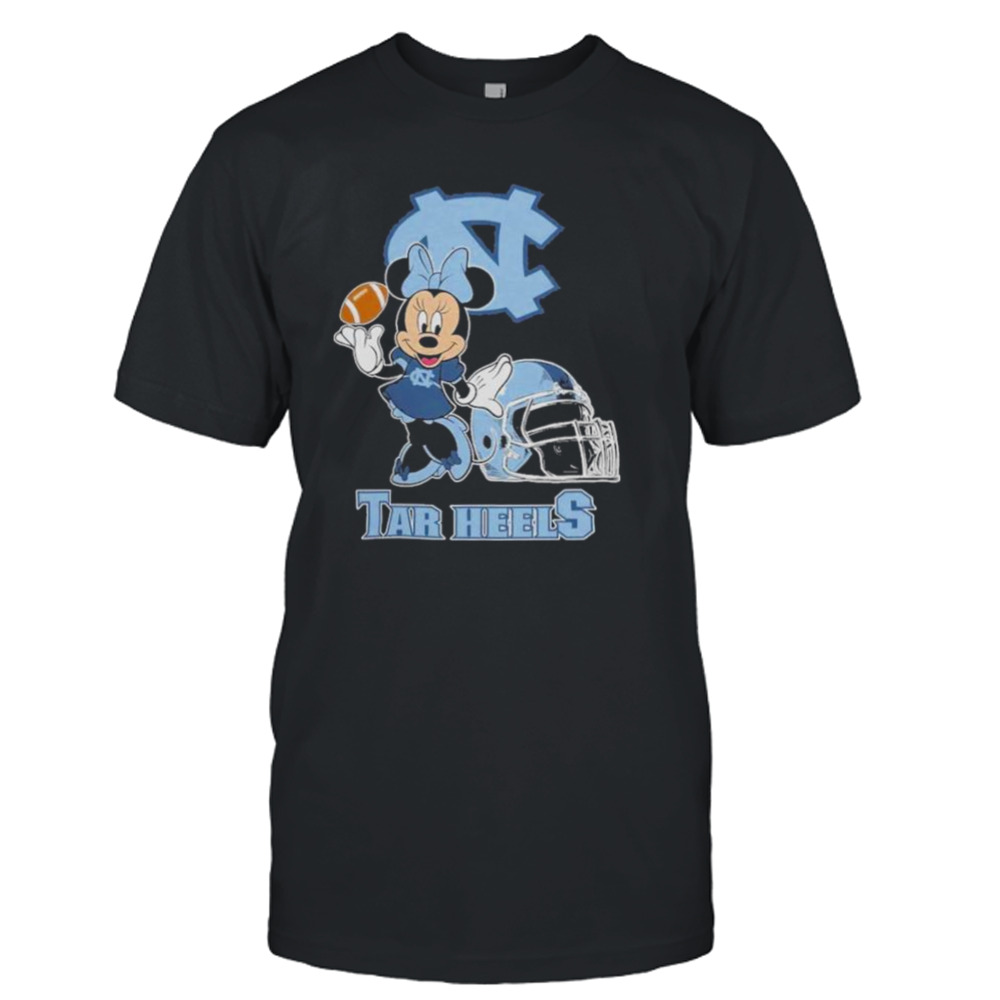 Disney Minnie Mouse North Carolina Tar Heels Football 2023 Shirt