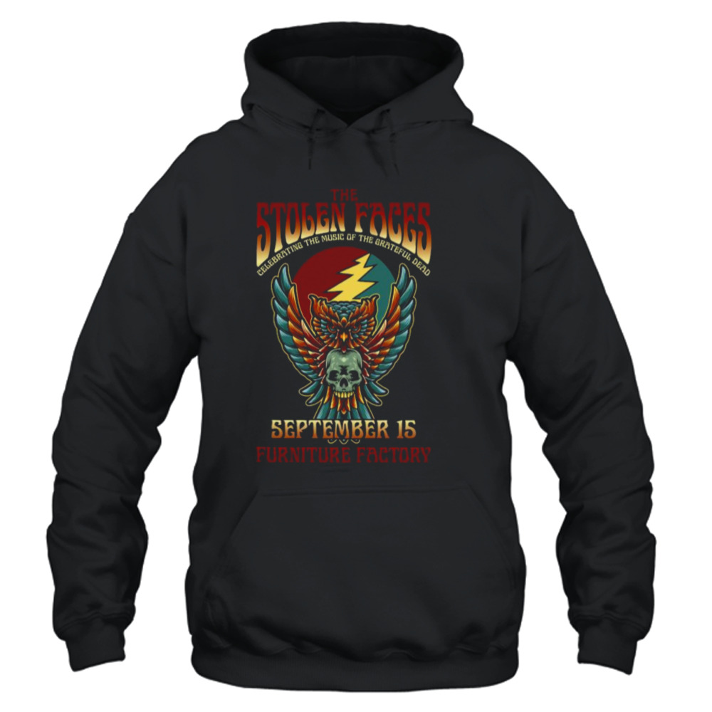 Clothing Fashion Legendusashirt - The Stolen Faces Celebrating The Music Of  The Grateful Dead September 15 Furniture Factory T-shirt - Wendypremium News