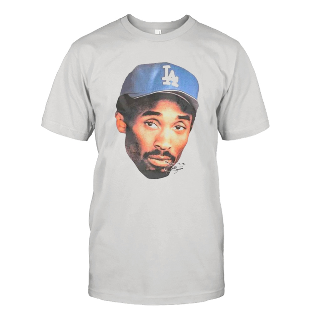 Kobe Bryant Los Angeles Dodgers hat signature shirt
