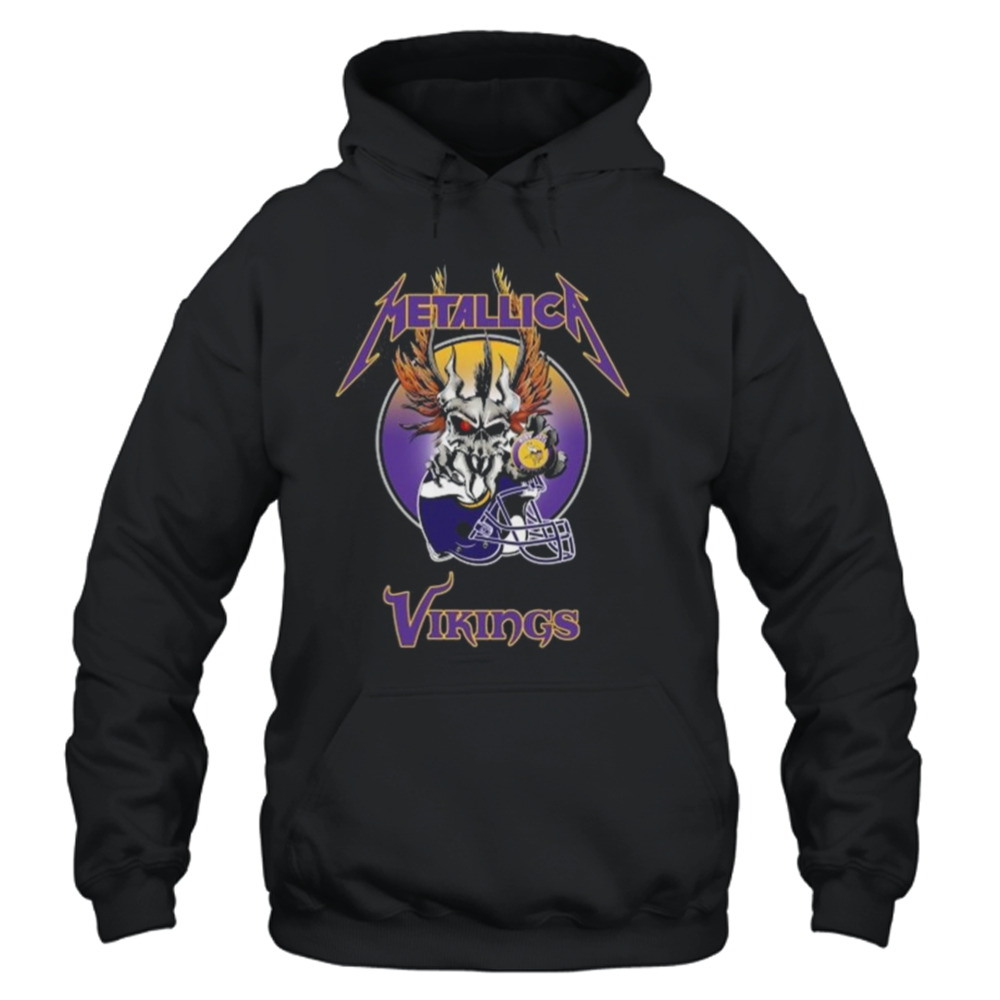 Metallica Skull Eagle NFL Minnesota Vikings 2023 Shirt - Guineashirt  Premium ™ LLC