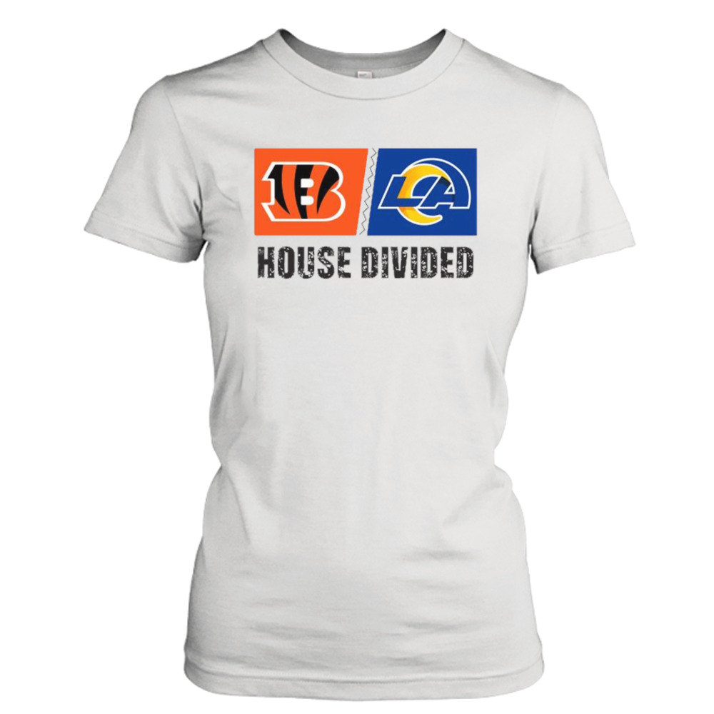 Cincinnati Bengals Vs Los Angeles Rams House Divided Shirt