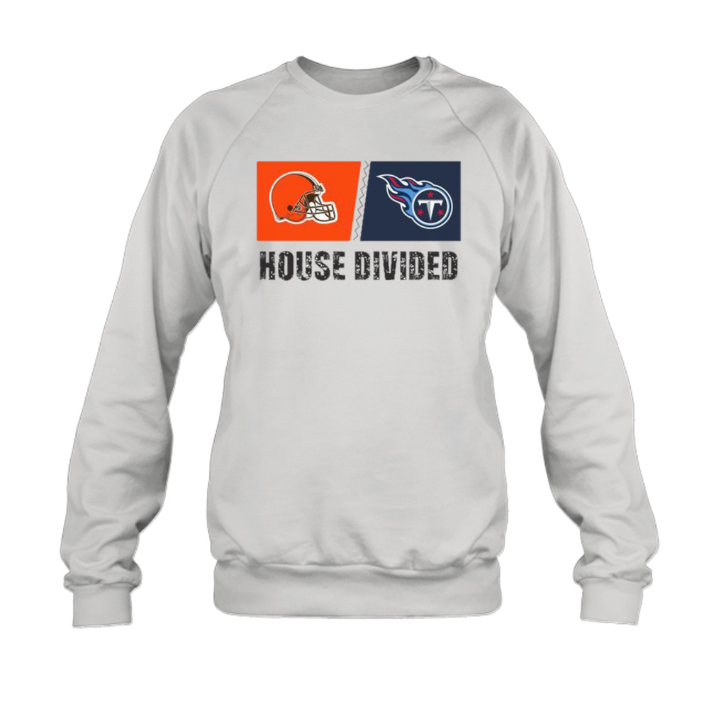 Cleveland Browns Vs Tennessee Titans House Divided Shirt - Peanutstee