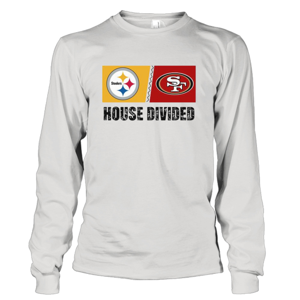 Nfl Pittsburgh Steelers Vs San Francisco 49Ers House Divided Shirt