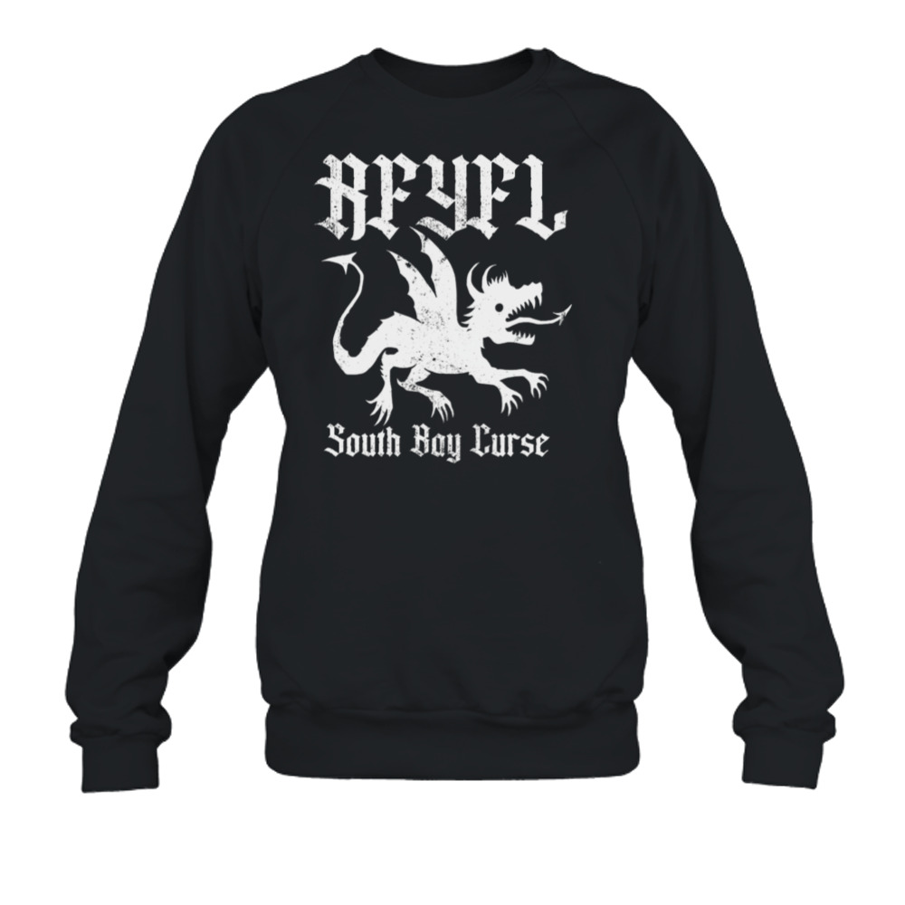 Three One G Merch Run For Your Fucking Life South Bay Curse Black Shirt 5 Crewneck Sweatshirt