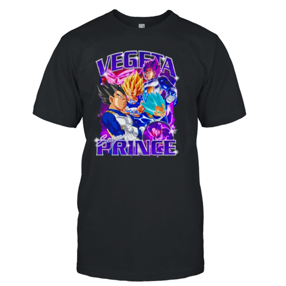Vegeta Saiyan prince shirt 1 Unisex T-Shirt