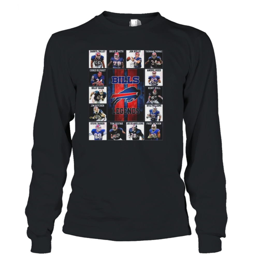 Buffalo Bills Legends Players 2023 Signatures shirt 3 Long Sleeve T-Shirt
