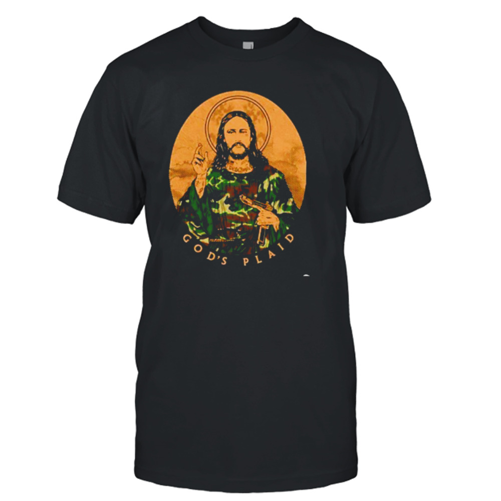 God’s Plaid camo shirt 1 Unisex T-Shirt