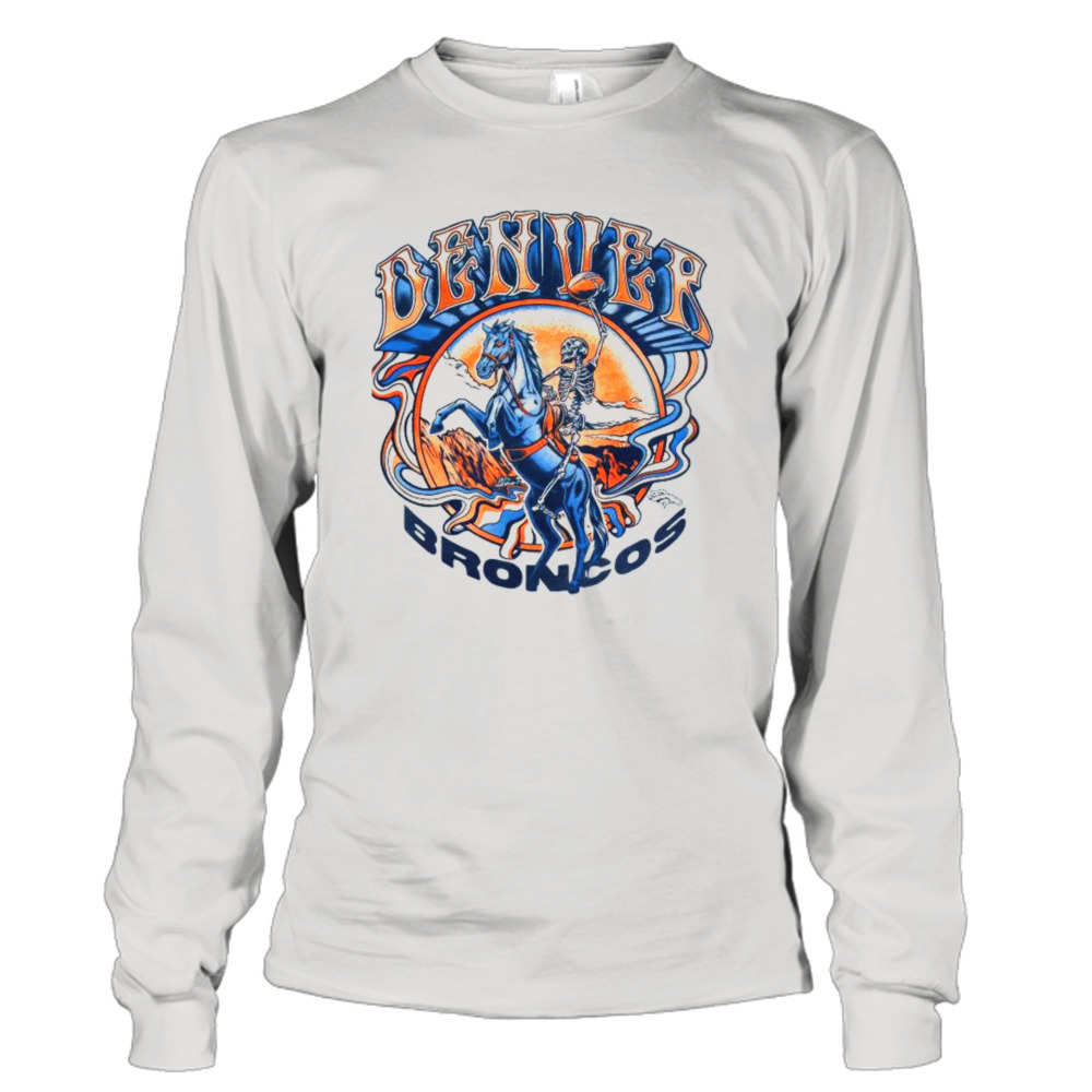 Grateful Dead Homage Denver Broncos 2023 Shirt 3 Long Sleeve Tee