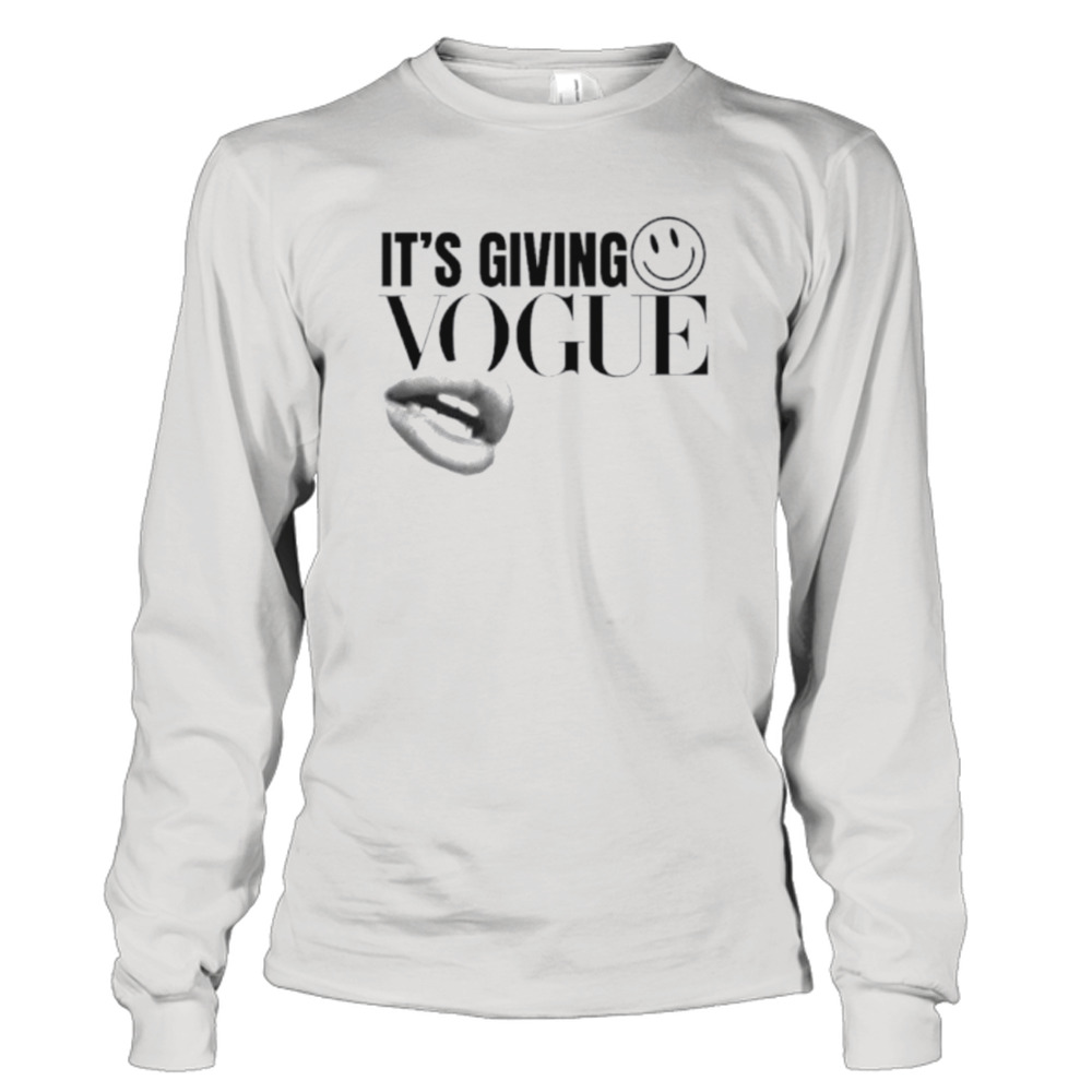It’s giving vogue shirt 3 Long Sleeve Tee