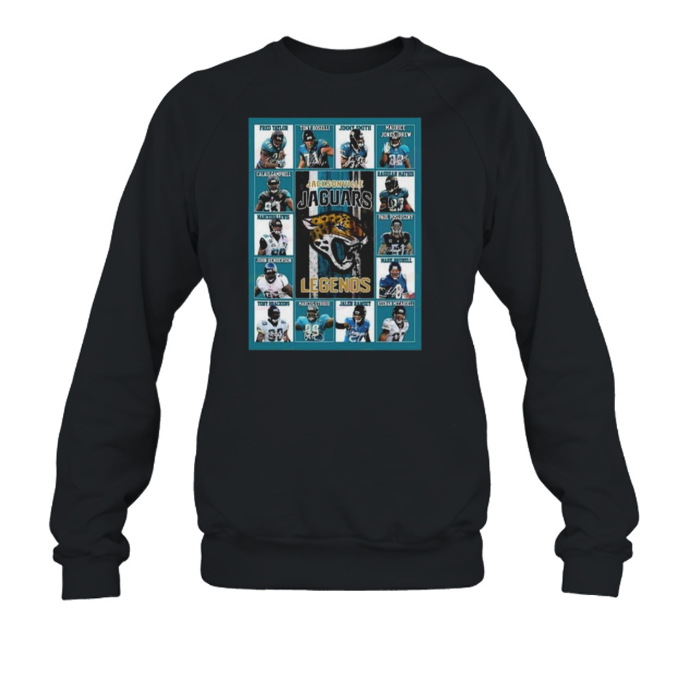 Jacksonville Jaguars Legends Players Signatures 2023 T-shirt