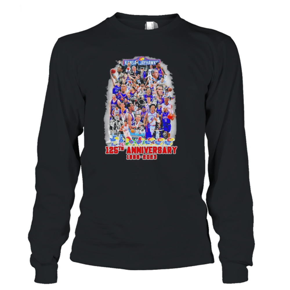 Kansas Jayhawks 125th anniversary 1898 2023 history shirt 3 Long Sleeve T-Shirt