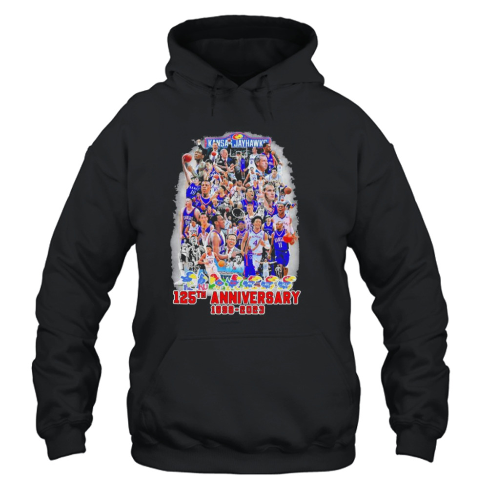 Kansas Jayhawks 125th anniversary 1898 2023 history shirt 4 Unisex Hoodie