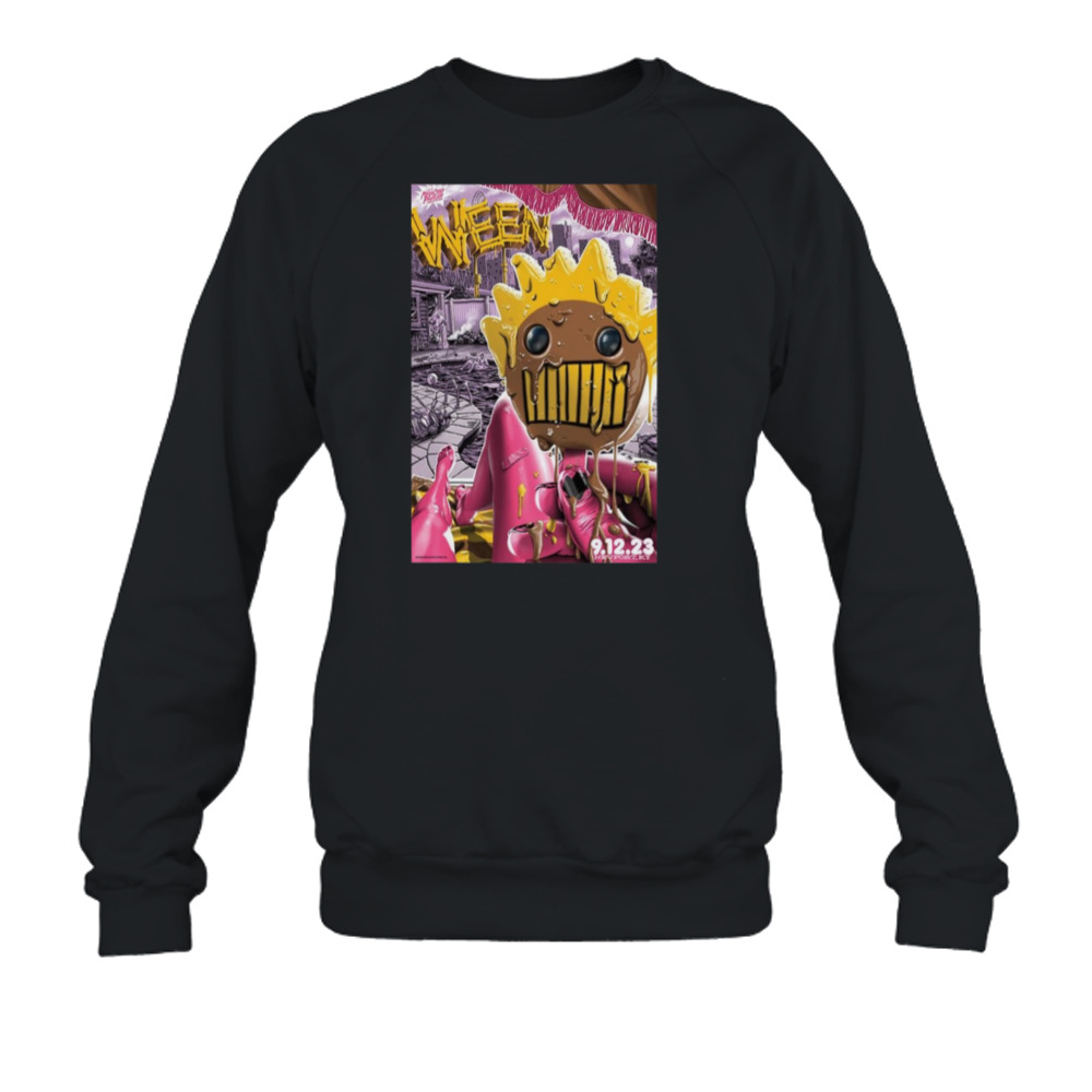 Ween MegaCorp Pavilion Newport 2023 Poster T-Shirt 5 Crewneck Sweatshirt