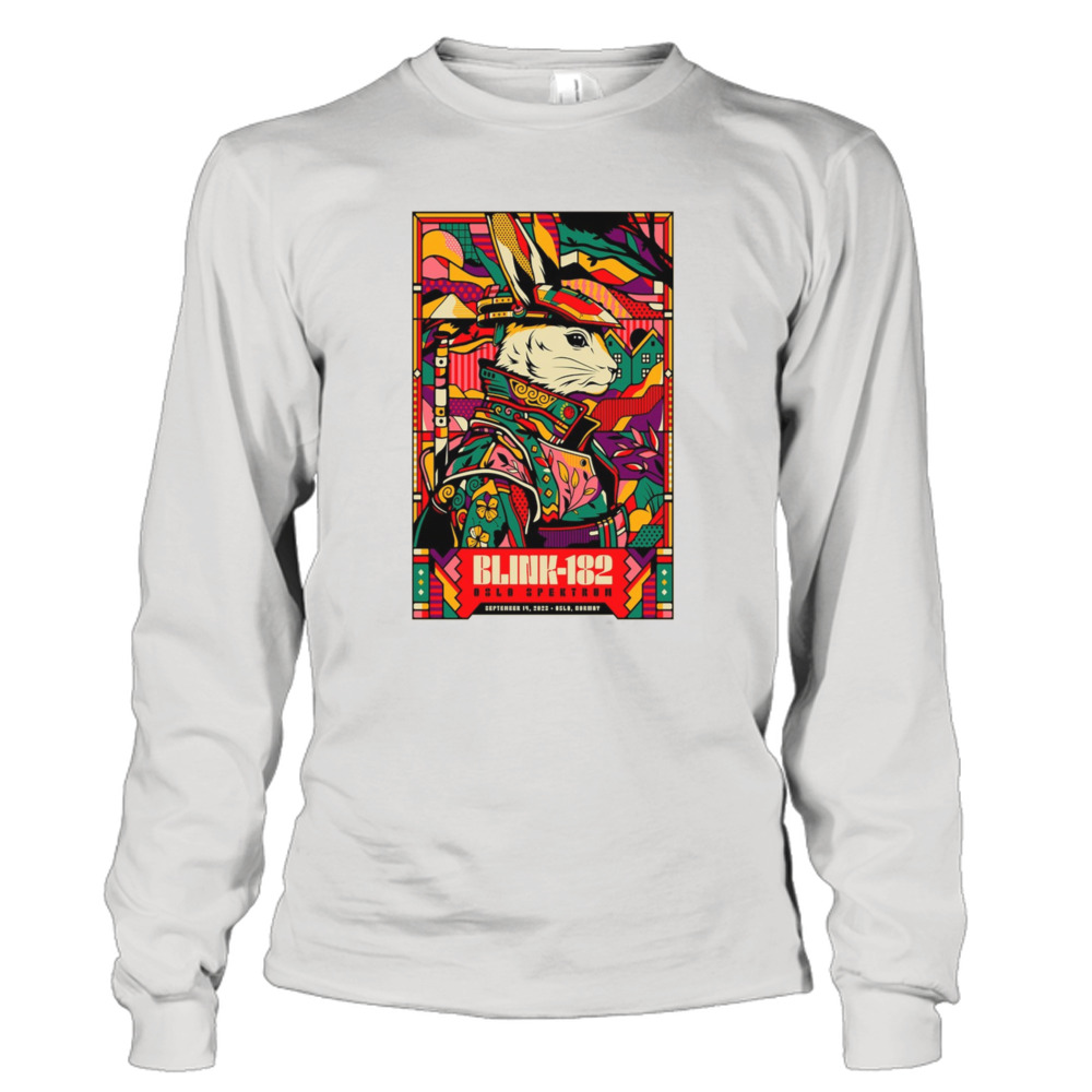 Blink-182 Oslo Spektrum Tour Sept 14 2023 Poster Shirt 3 Long Sleeve Tee