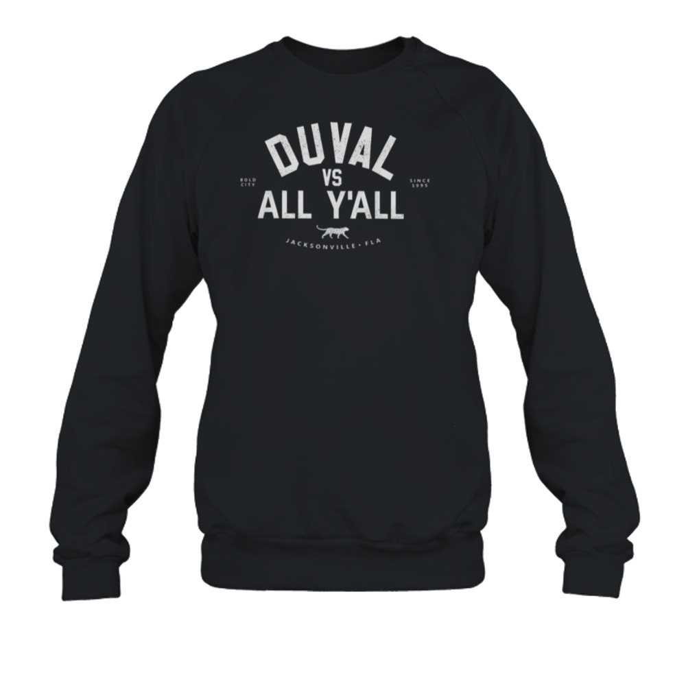 Jacksonville Jaguars Duval vs All Y'all Shirt, hoodie, sweater