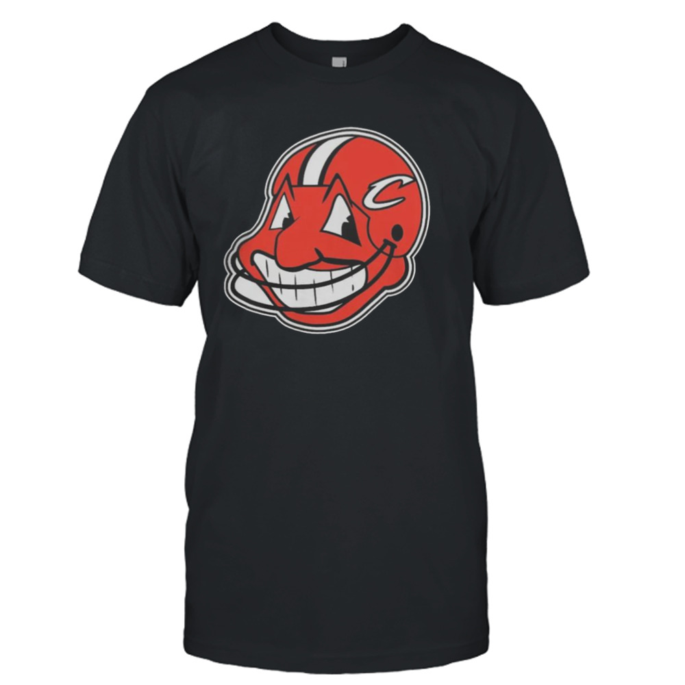 Cleveland indians Cleveland browns mash up logo shirt