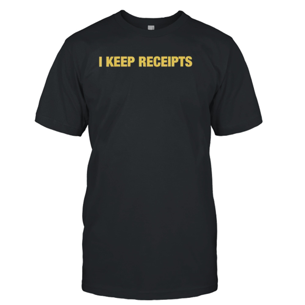 Coach Prime I keep receipts shirt