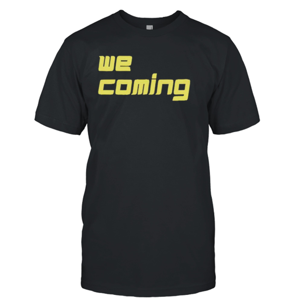 Coach Prime we coming shirt