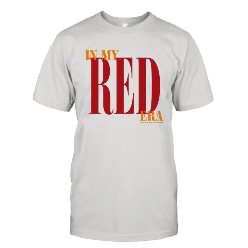 In my red era shirt