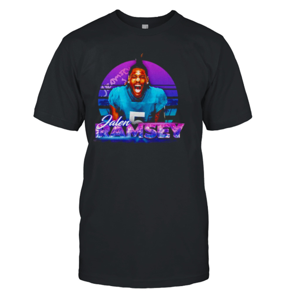 Jalen Ramsey Miami Neon football shirt