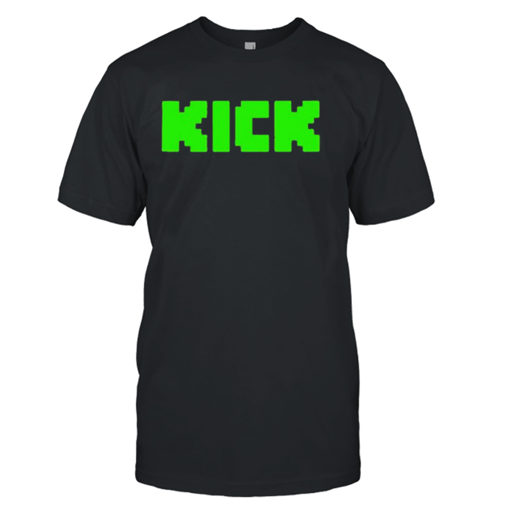 Kick green logo shirt