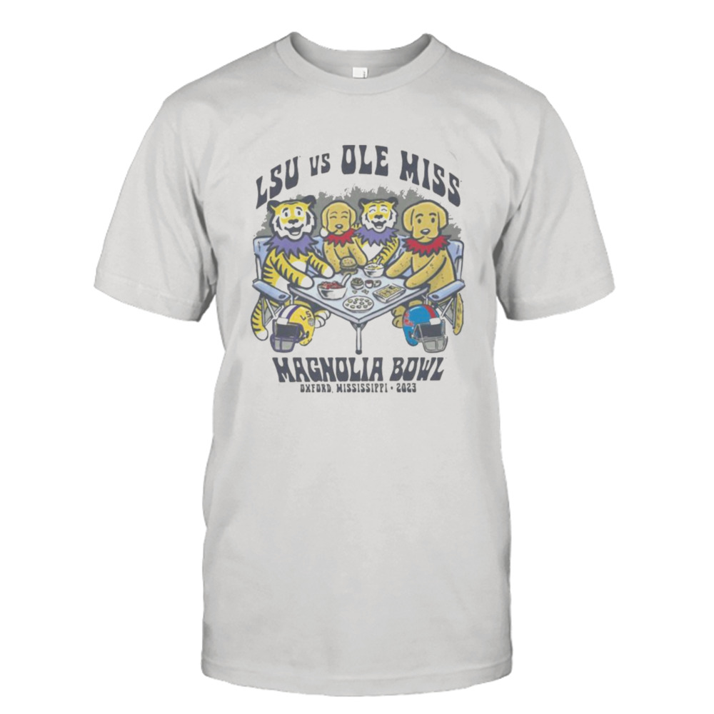 Lsu Tigers Vs Ole Miss Rebels Magnolia Bowl Oxford Mississippi 2023 T-shirt