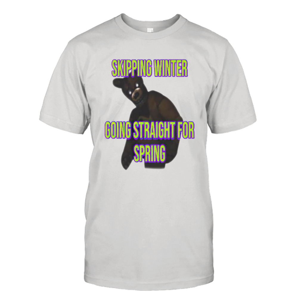 Skipping winter going straight for spring shirt