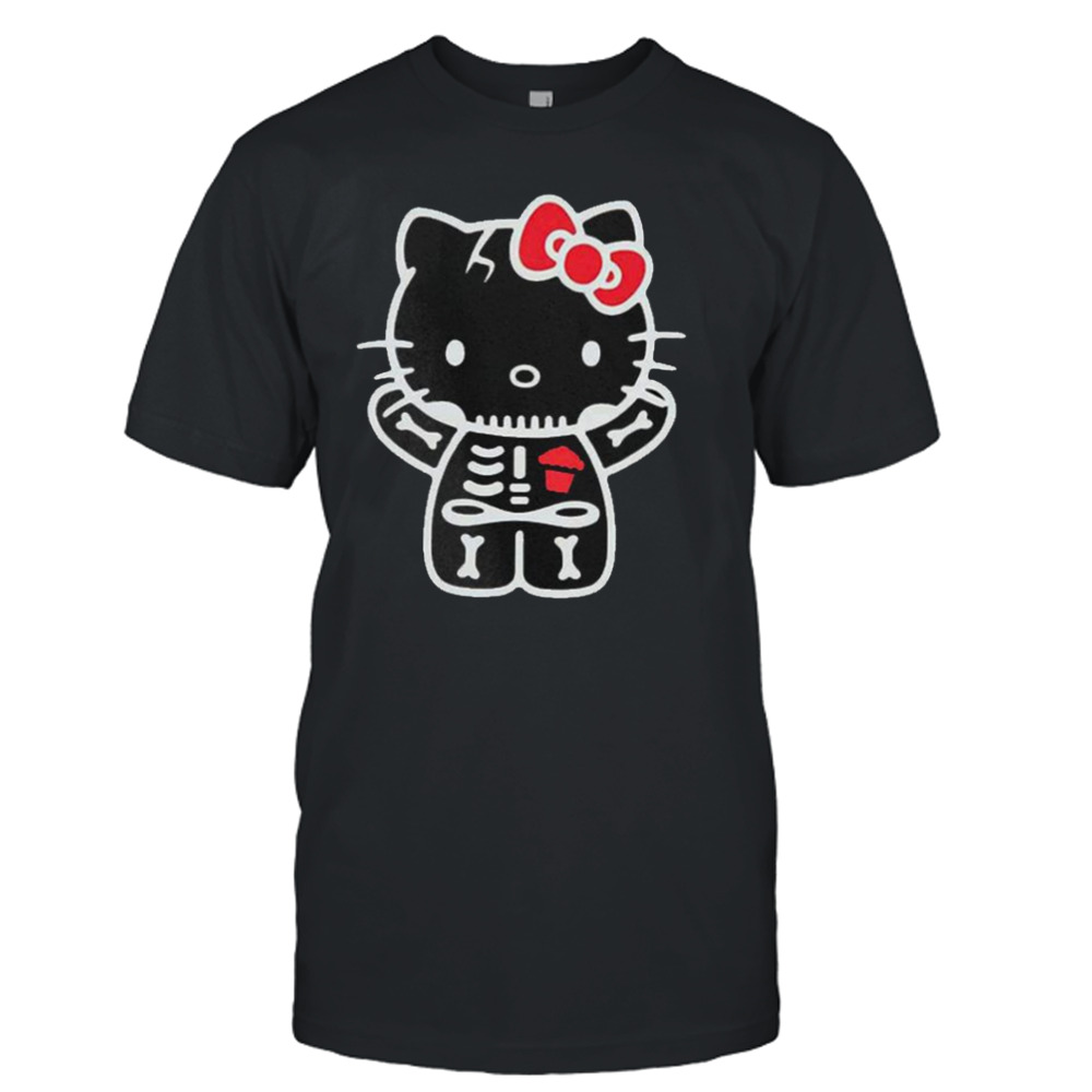 Hello Kitty Skeleton For Halloween 2023 T-Shirt
