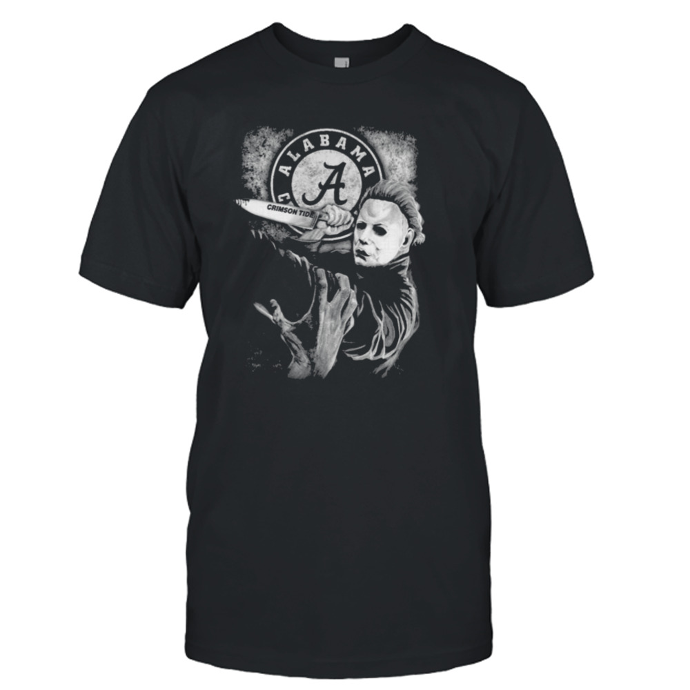 Michael Jason Myers Friday The 13th Alabama Crimson Tide Halloween 2023 T-shirt