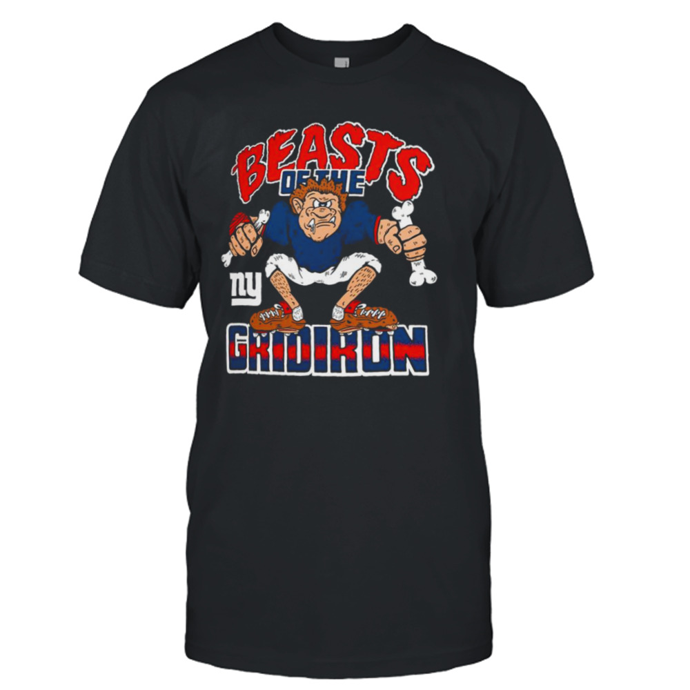 New York Giants Homage Monsters of the Gridiron Halloween T-Shirt