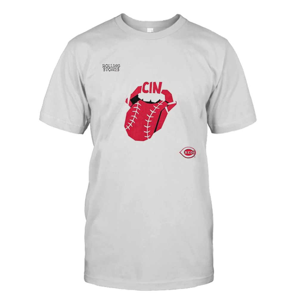 The Rolling Stones X Cincinnati Reds Mlb Hackey Diamonds Limited Edition  Vinyl Collection Collab T Shirt