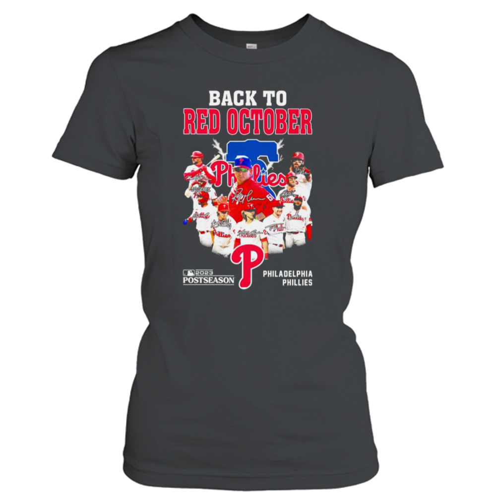 Back To Red October 2023 Postseason Philadelphia Phillies T-shirt