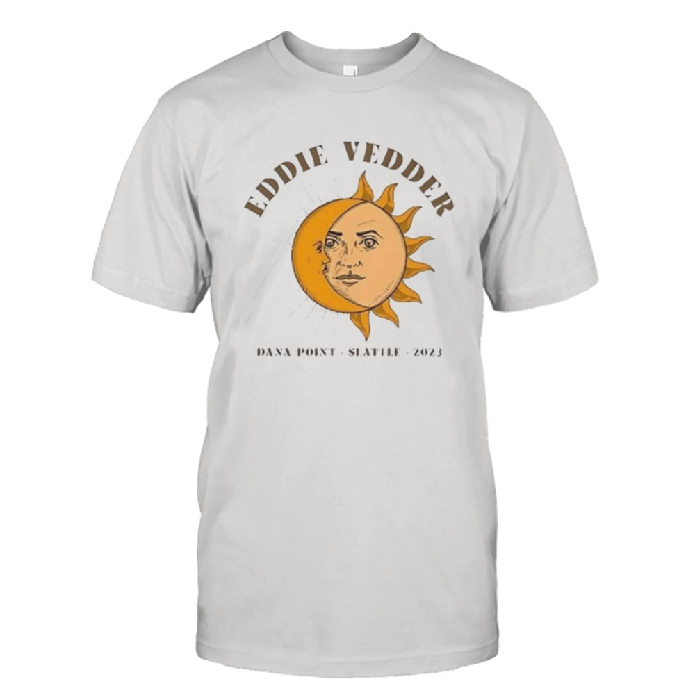 Eddie Vedder Dana Point Seattle 2023 Moon and Sun T-Shirt