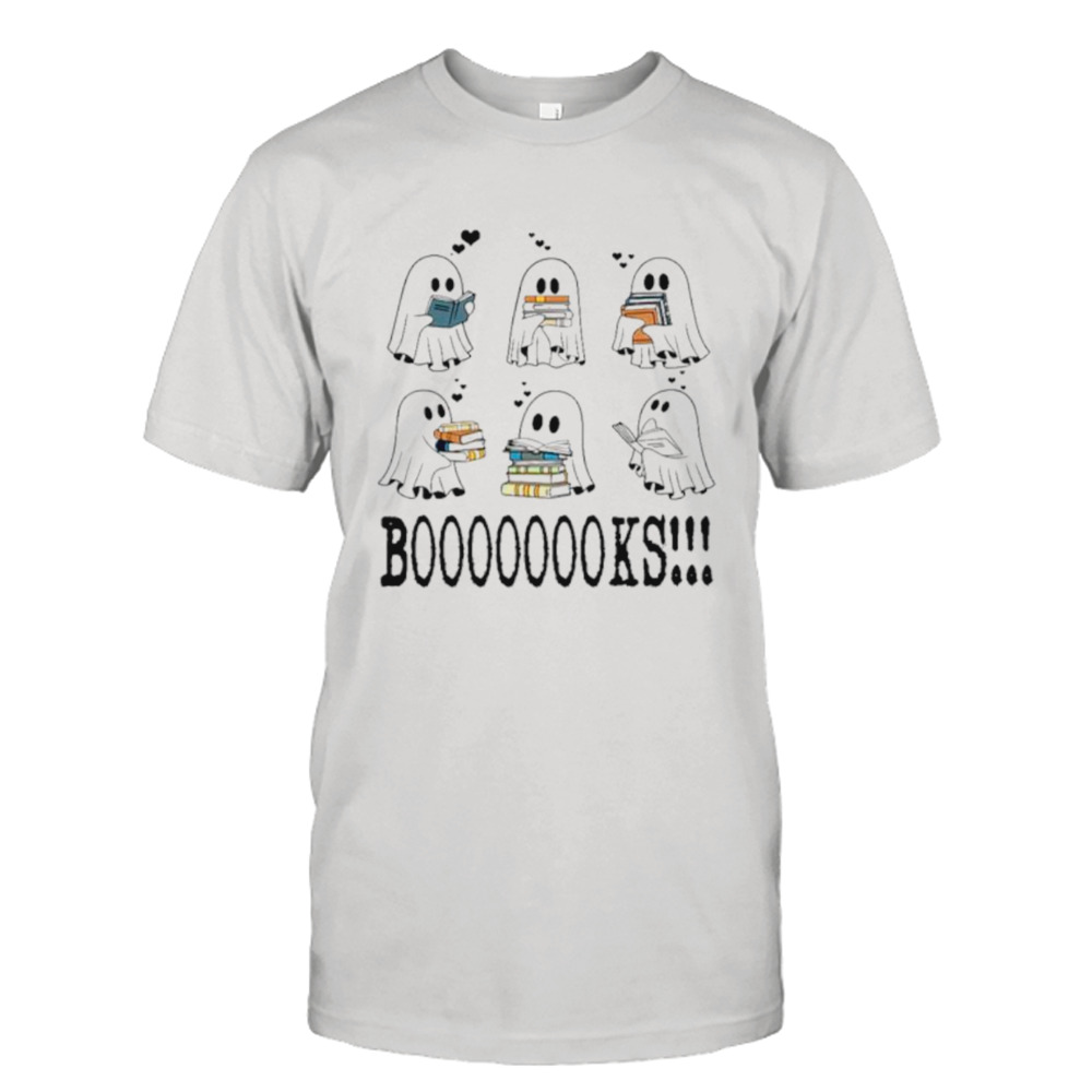 Halloween Ghost Books Nerd shirt