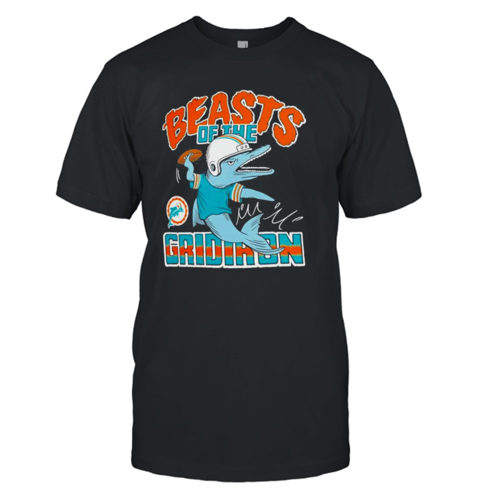 Miami Dolphins Monsters of the Gridiron Halloween Shirt