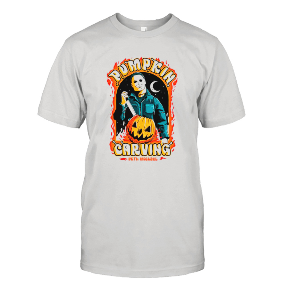 Pumpkin Carving With Michael Halloween shirt