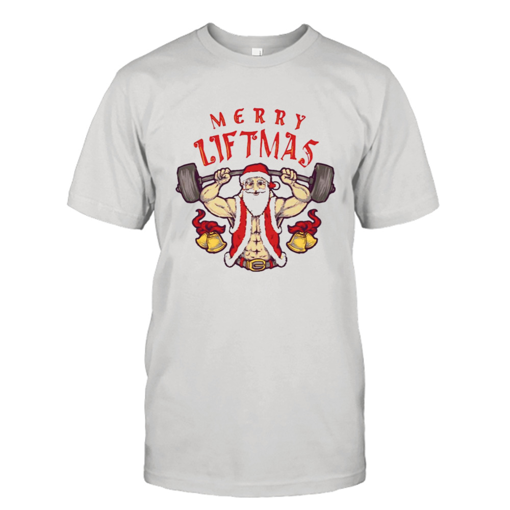 Merry Liftmas Fitness Christmas Shirt Santa Deadlift Gym Xmas Men Gifts Graphic shirt