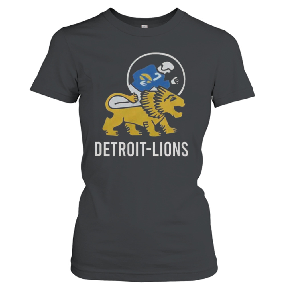 Nfl Team Detroit Lions '52 Homage Tri Blend Shirt