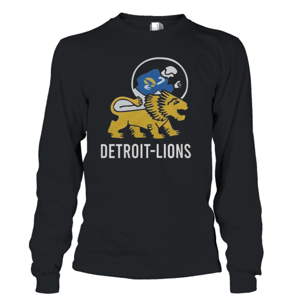 Nfl Team Detroit Lions '52 Homage Tri Blend Shirt