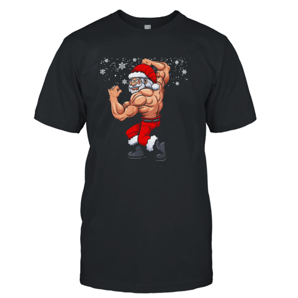 Fitness Santa Christmas Gym shirt