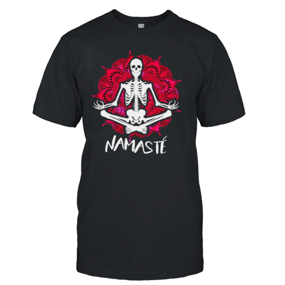 Halloween Namaste Skeleton shirt