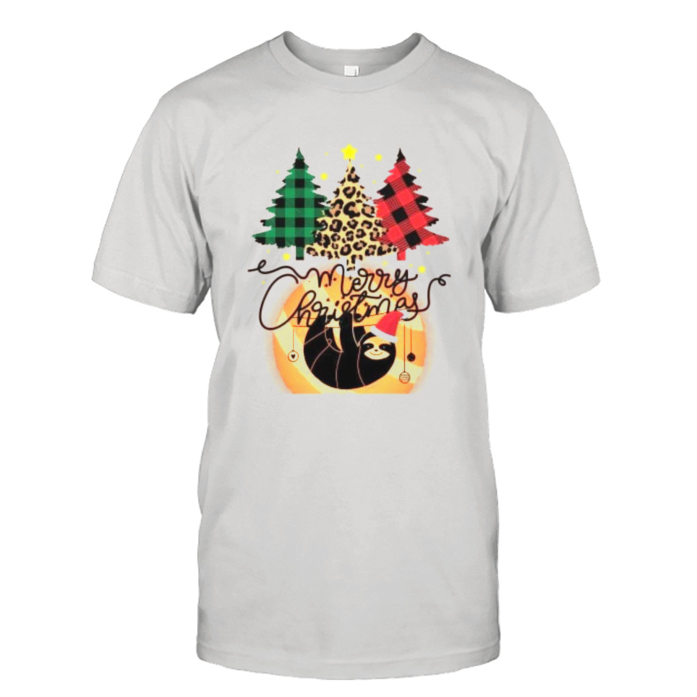 Sloth Merry Christmas shirt