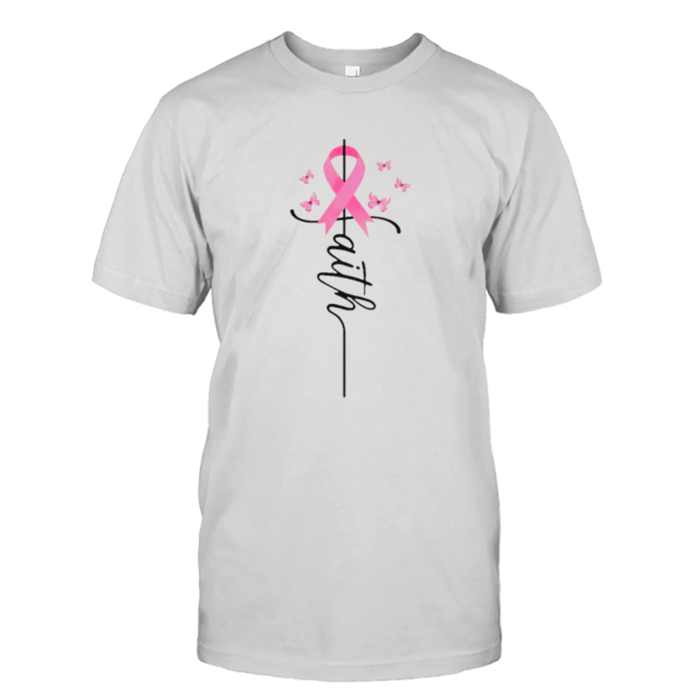 Faith breast cancer support breast cancer shirt