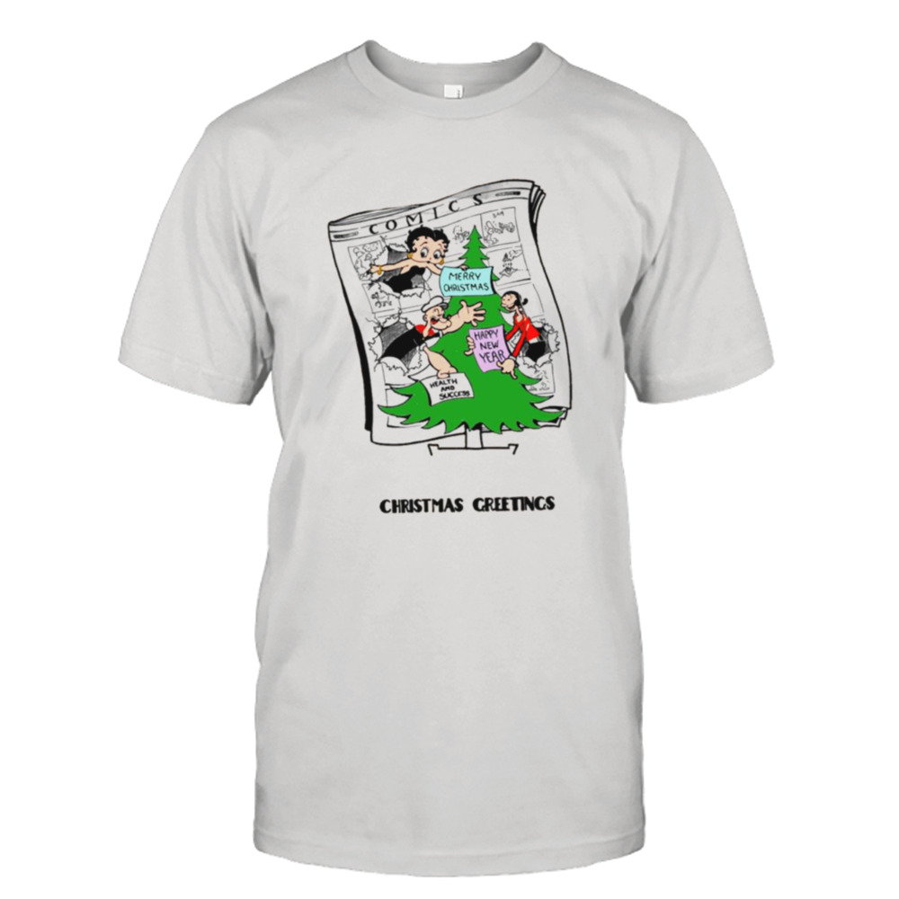 Brown Betty Boop Merry Christmas shirt