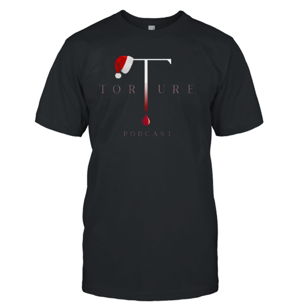 Christmas T Logo In Black shirt