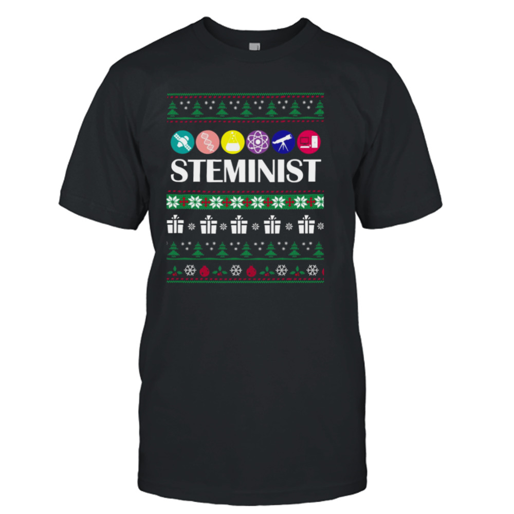 Cool Science Christmas Steminist shirt